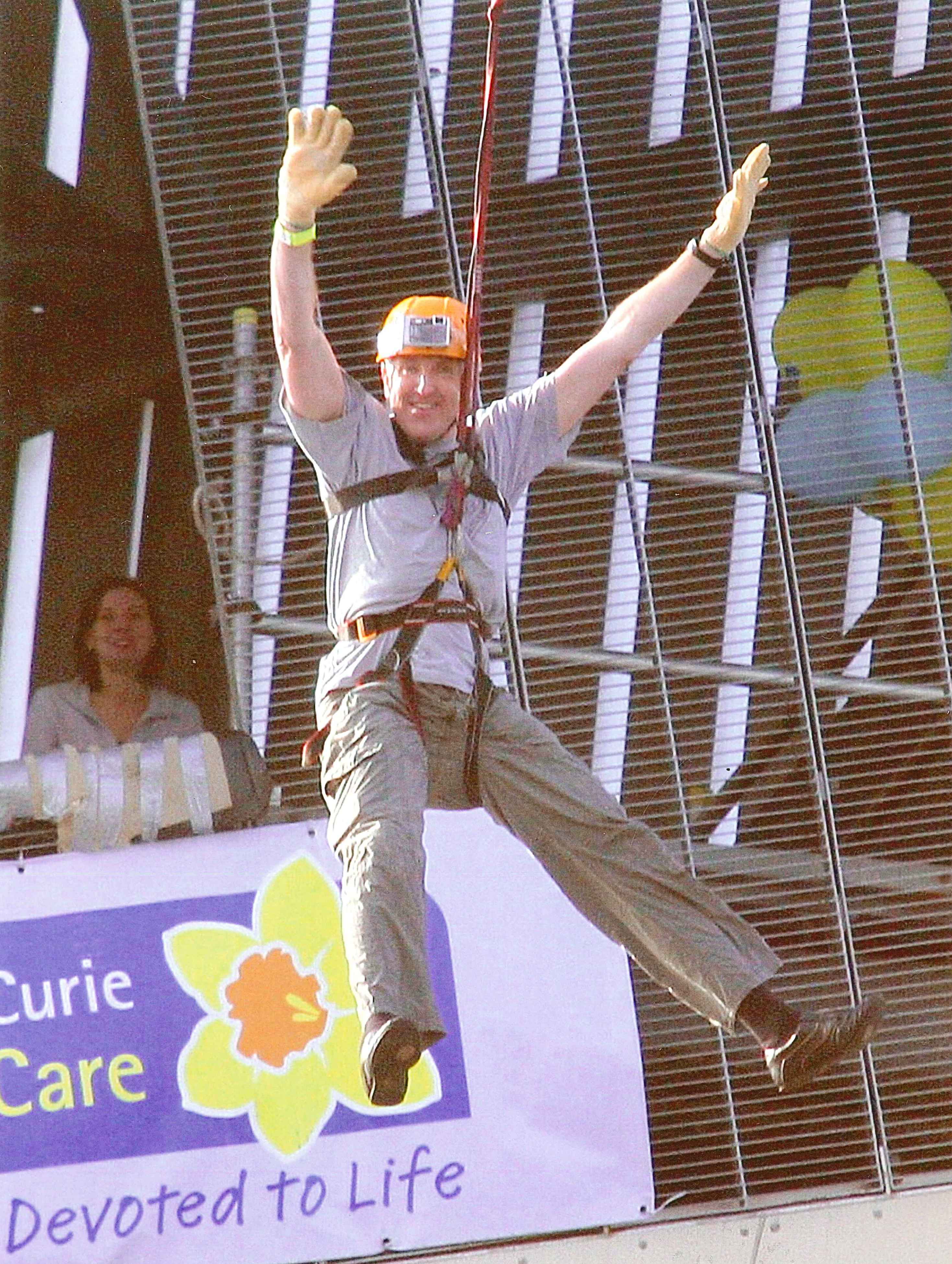 Me at the start of the Zip