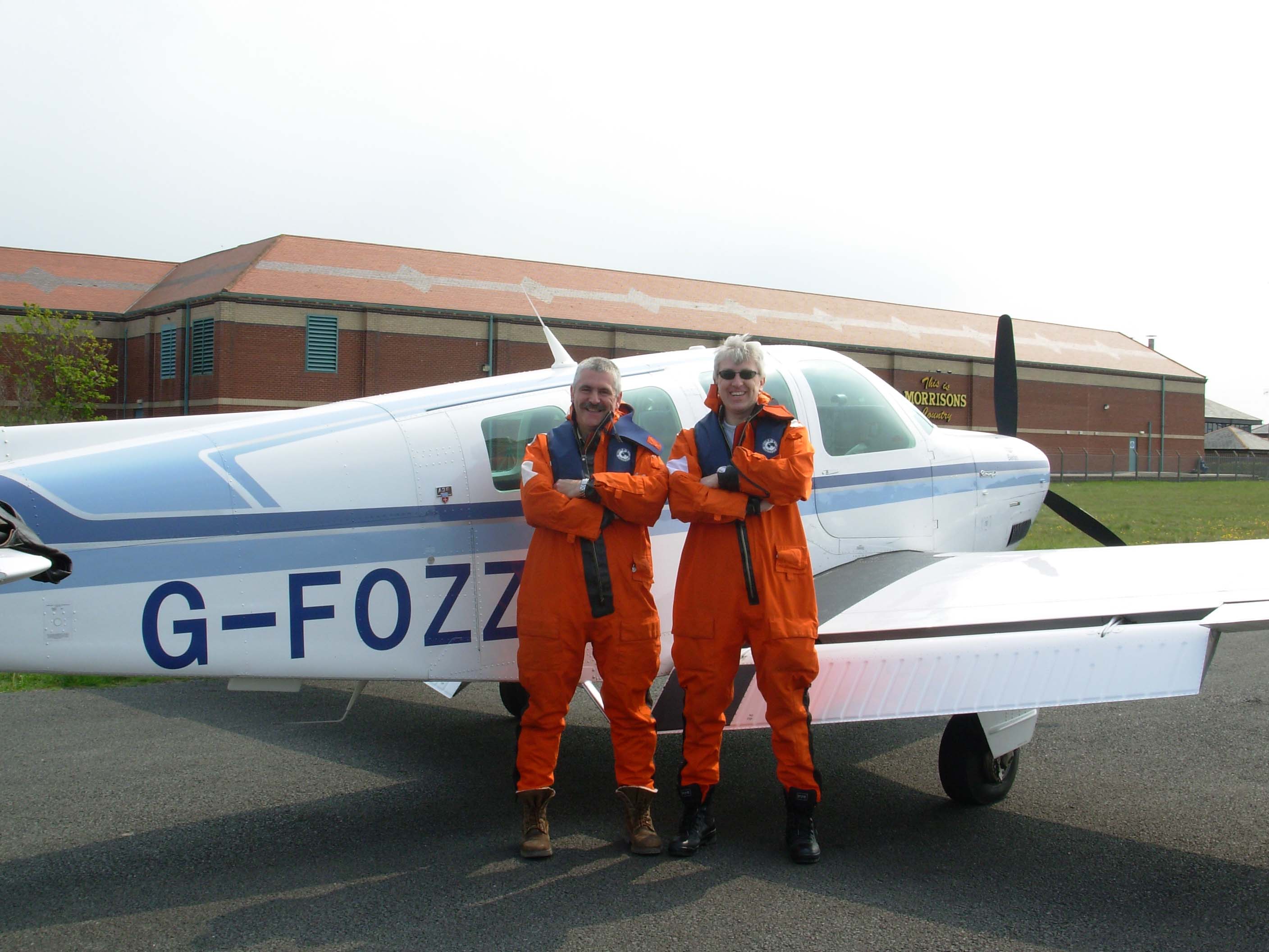 Mike and Paul suited up at Blackpool